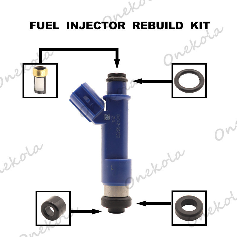 Kit de reparo de injetor de combustível, filtro de anel de vedação adequado para Toyota Violet Yalex NCP90 23250-21040