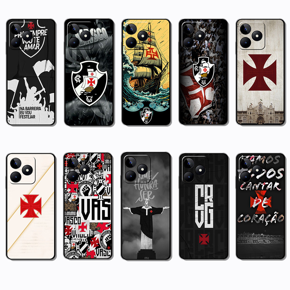 Para 3c Realme C53 C51S C51 C63 C61 C63 C85 C75X C75 C71 Vasco Macio Preto TPU Caso