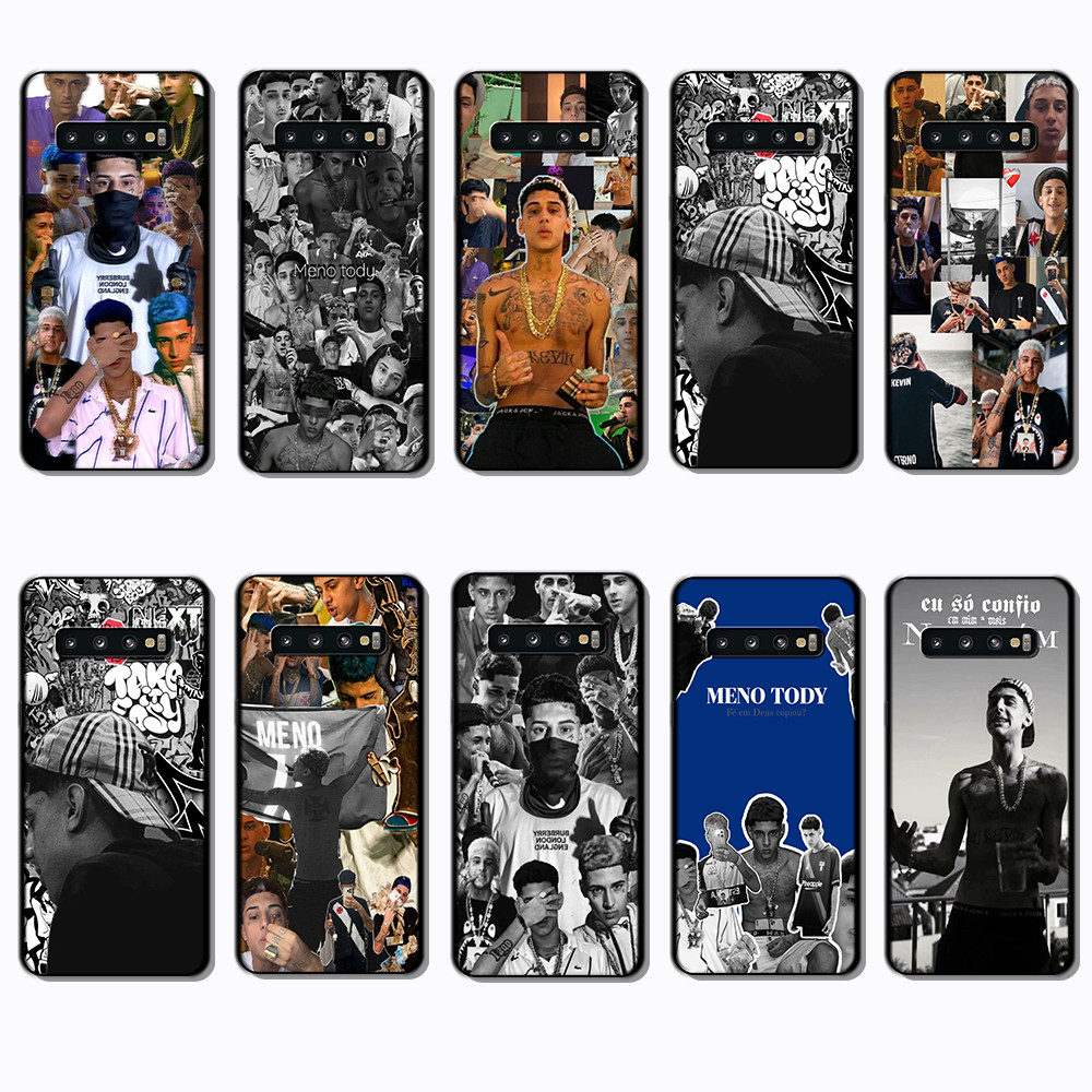 Para 3c Samsung Galaxy S7 Edge S8 S9 S10 Plus S10E Meno Tody Capa De TPU Preta Macia