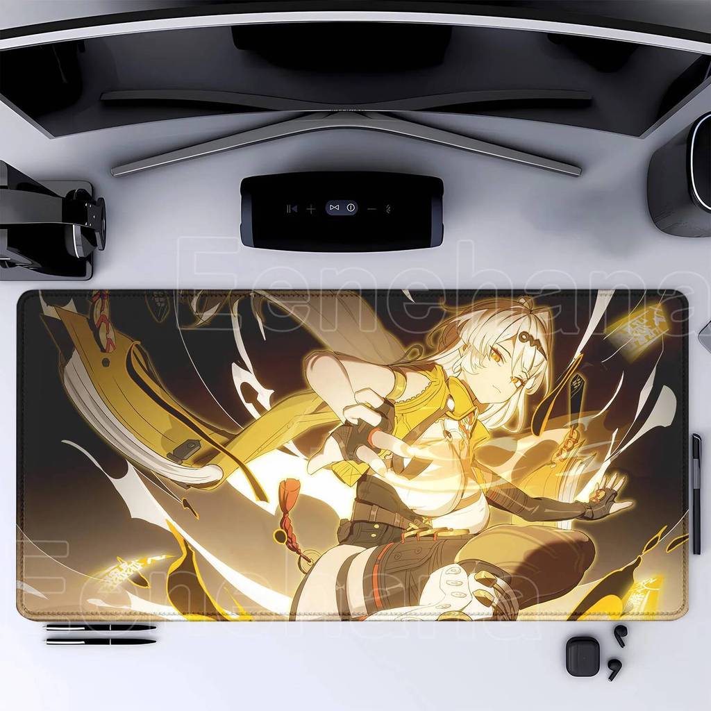 Yixuan Zenless Zona zero ZZZ anime Menina Mousepad Jogo teclado Mouse pad Bloqueio De Jogos Borda Acessórios De Escritór