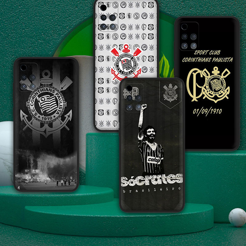 Capa De Telefone Anti-Queda Para Samsung Galaxy J4 J6 Plus Prime S6 Edge 66P4 Corinthians