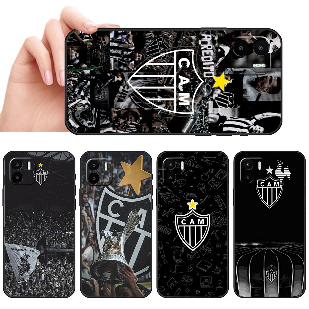 Capa De Telefone Preta Macia Para Xiaomi Redmi A1 A2 A3 A3X 11A 12 K50 Pro K50 Gaming Preto e Branco Estil torcida Minei