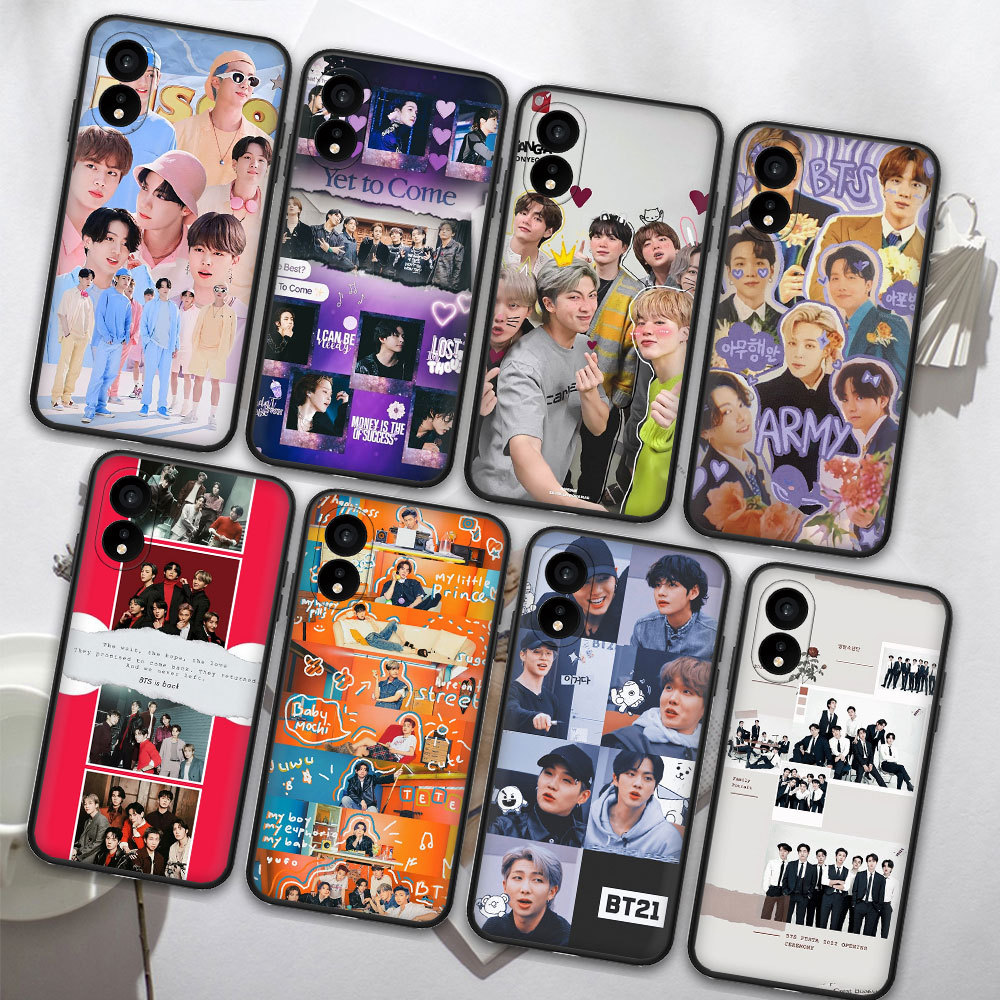 Padrões De Impressão Personalizados Samsung Galaxy A03 A03Core A01 A02 M02 A02S A03S 52G2 BTS Capa De Telefone Preta Mac