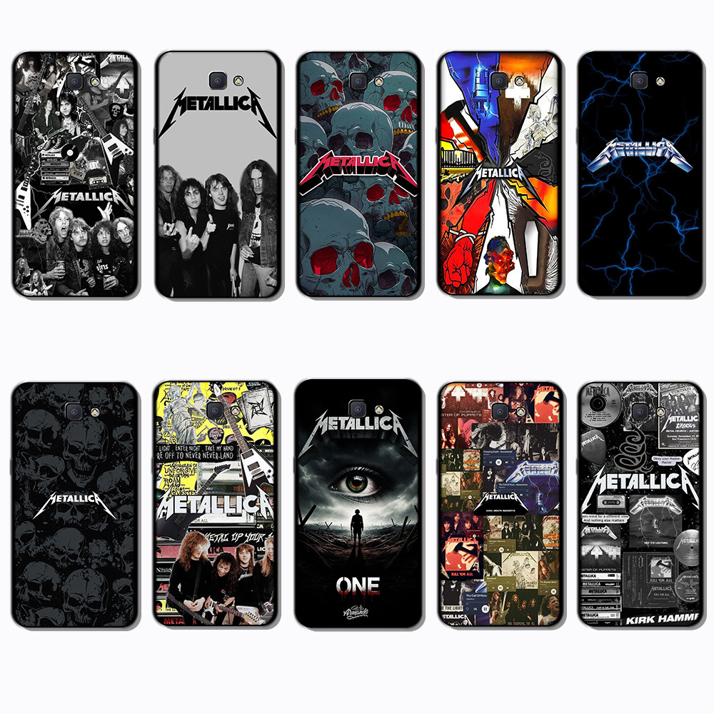 Para 3c Samsung Galaxy J4 J4 Plus J4 J5 J7 J6 Prime Metallica Capa De TPU Preta Macia