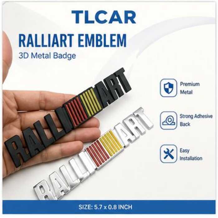 TLCAR KLNU ANTINIYA Excelente Emblema De Grade De Metal Decoração De Carro Adesivo Para Mitsubishi asx , Lancer , Rottia