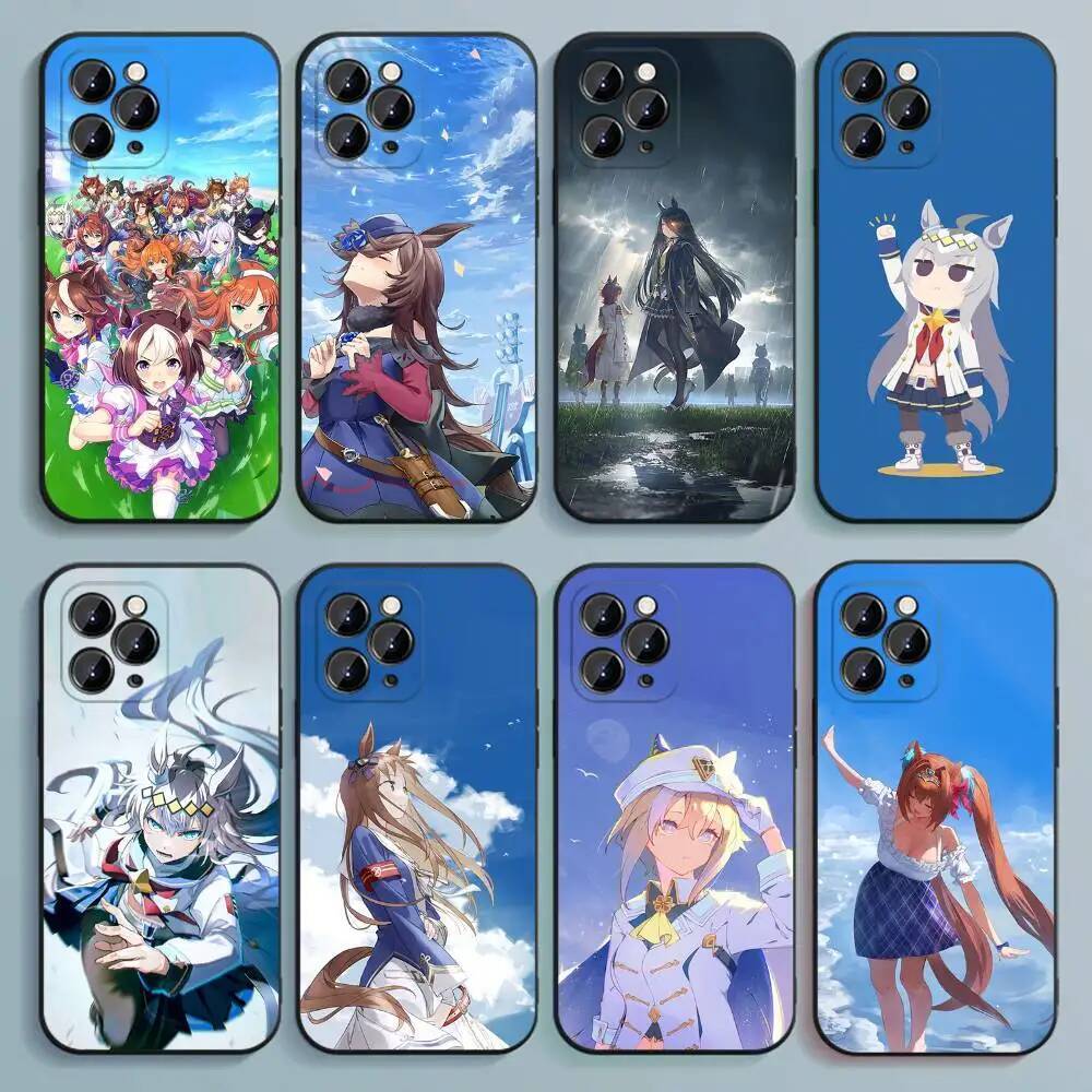 Uma Musume Bonito Derby Caso De Telefone Para iPhone 17,16,15,14,13,12 , Pro , M