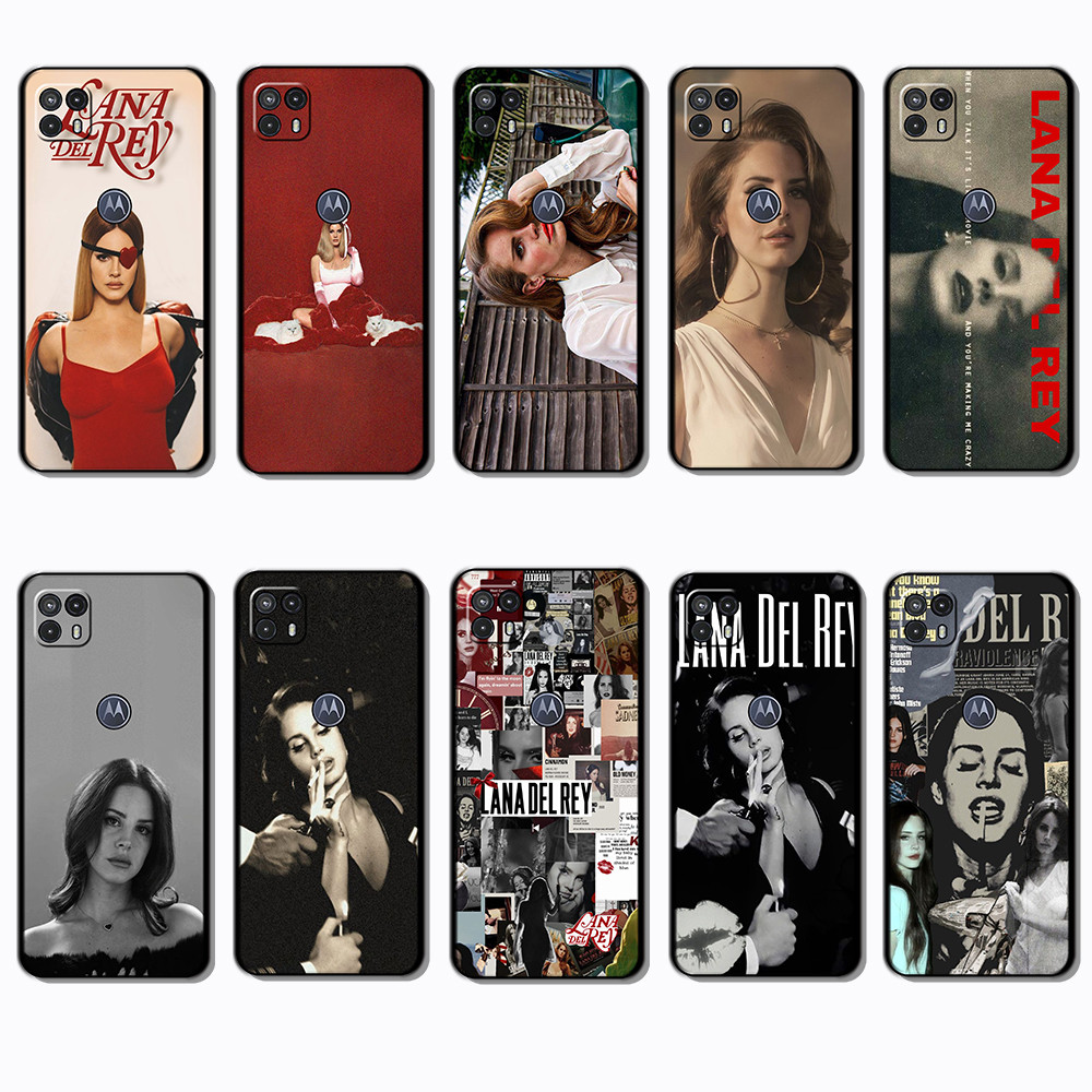 Para 3c Motorola Moto G50 5G Lana del rey Capa De TPU Preta Macia