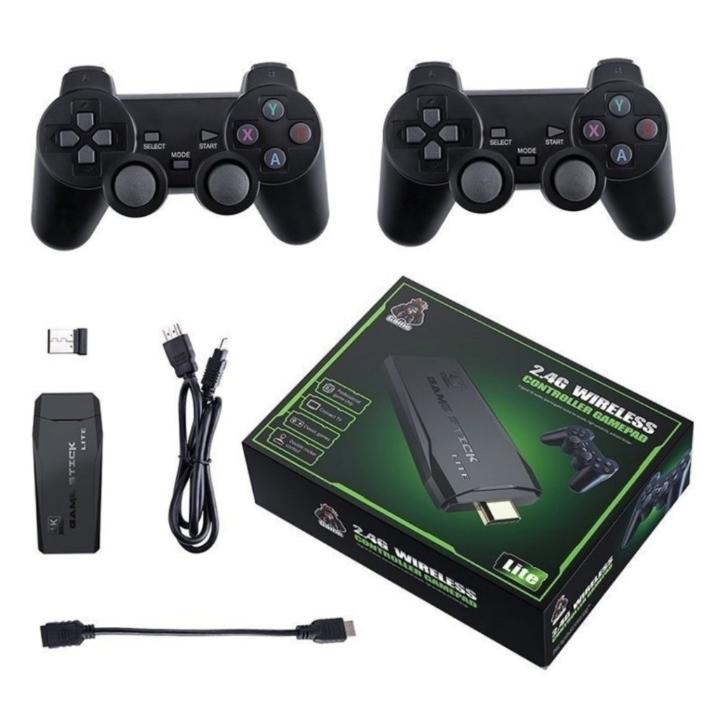 Game Stick 4K Retrô 10.000 Jogos