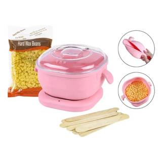 Aquecedor de Cera Bivolt 110V-220V Dobrável - Rosa e Roxo Silicone Portátil Fácil de Limpar
