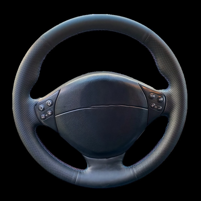 DIY Couro Artificial Personalizado Costurado À Mão Capa De Volante Do Carro Para BMW M Sport E36 E39 Z3 E36/7 Auto Quatr
