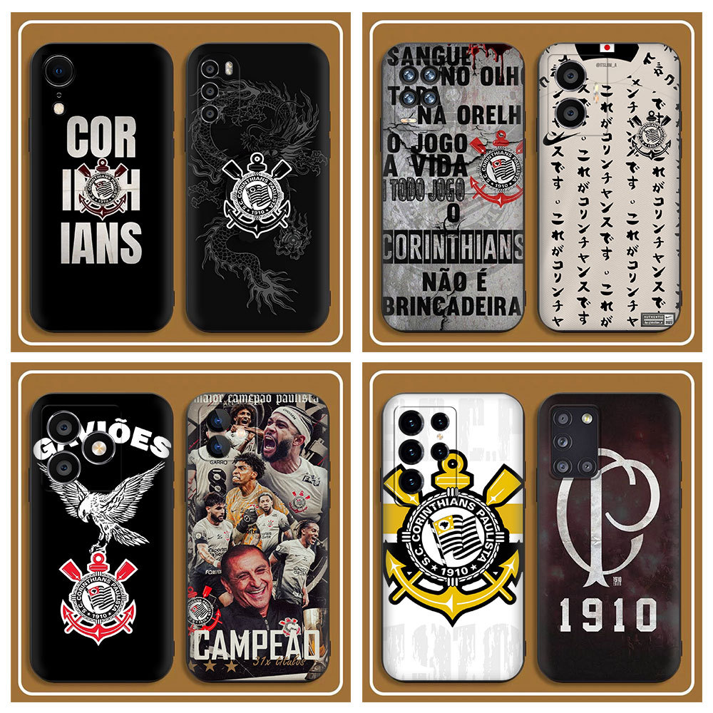 Capa De Telefone Fashion Para Samsung Galaxy A10 A10S A6 A6Plus A7 A8 A8Plus A9 2018 512P Corinthians