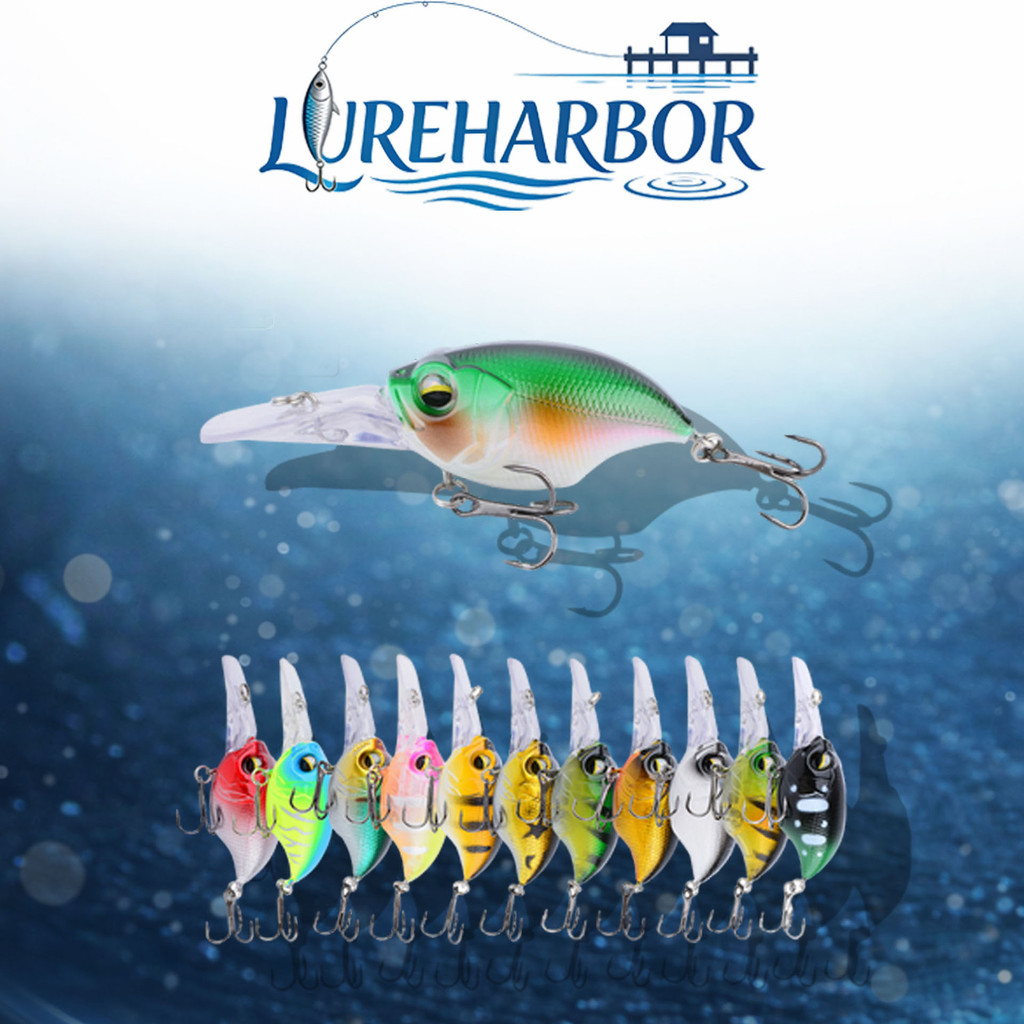 LUREHARBOR Isca flutuante  Little Fatty Long Shot Minnow 8cm/11g 1 pacote