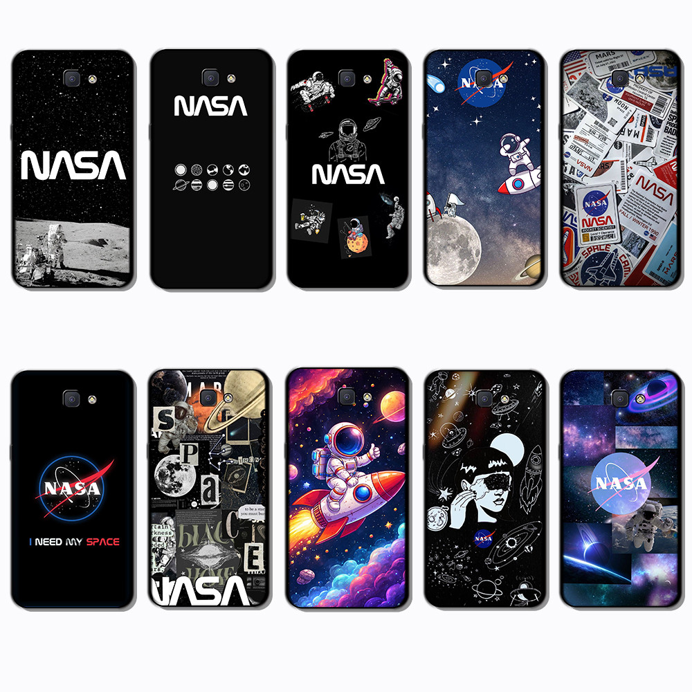 Para 3c Samsung Galaxy J4 J4 Plus J4 J5 J7 J6 Prime nasa Capa De TPU Preta Macia