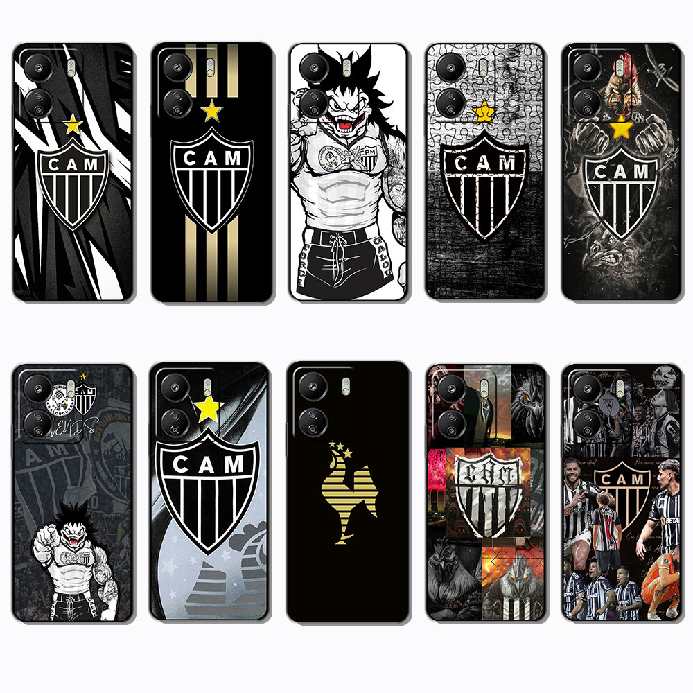 Para 3c Xiaomi Redmi 13C POCO C65 F7 X7 PRO M6 5G Galoucura Capa De TPU Preta Macia
