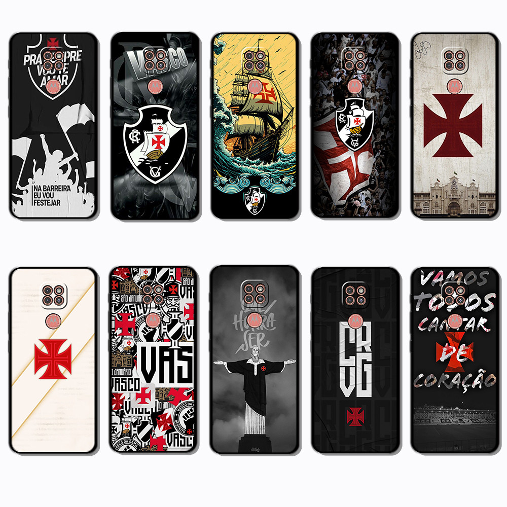 Para 3c Motorola Moto G9 Play Vasco Capa De TPU Preta Macia