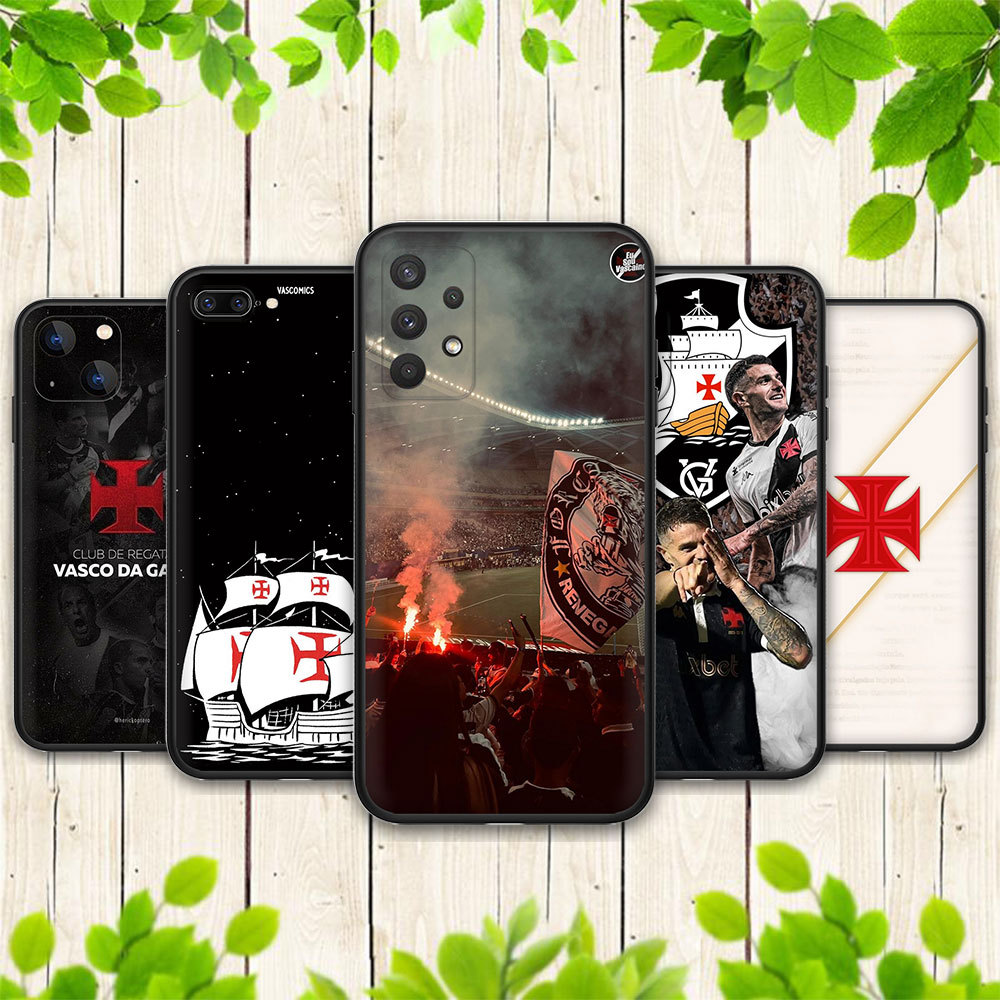 Capa Macia Para Telefone TPU 38N9 Vasco da Gama Samsung Galaxy J4 J6 Plus Prime S6 Edge