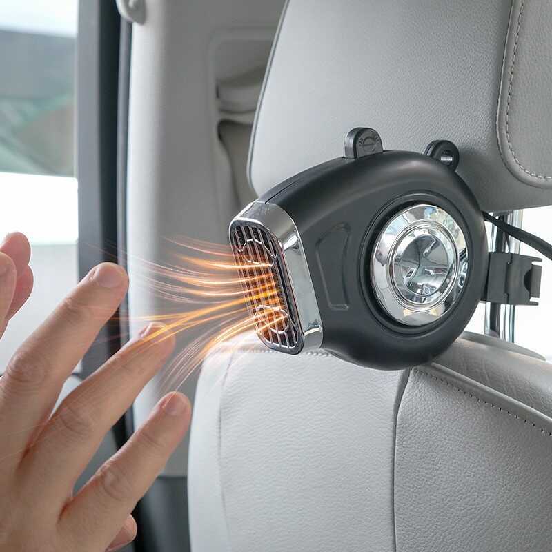 Little Sun Aquecedor de carro 12V / 24V Aquecedor de carro criativo de calor rápido Mini ventilador quente