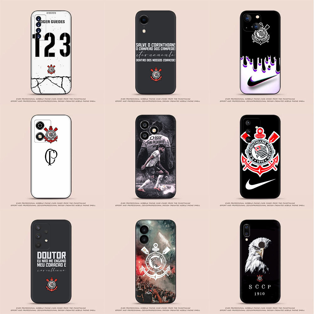 Capa De Telefone Macia Preta Motorola Moto G05 G15 Power G35 G86 E15 D915 Corint