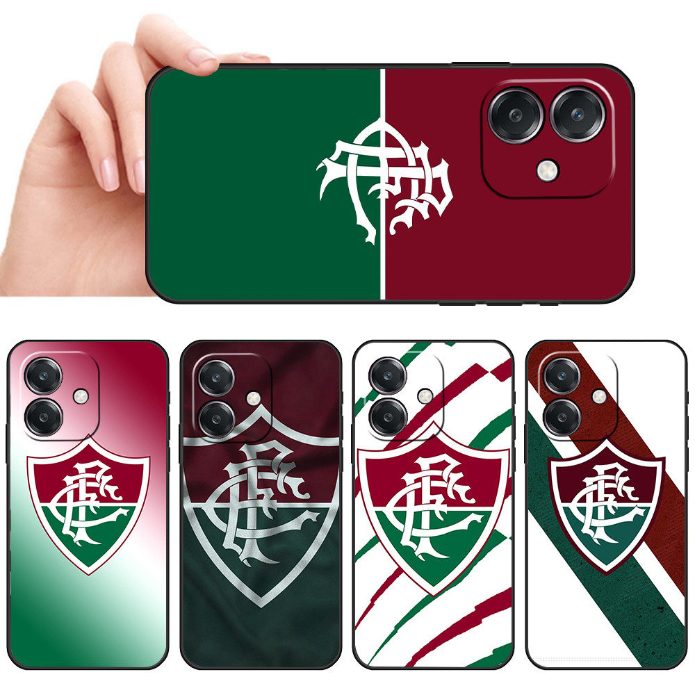 Capa De Telefone Preta Macia Para OPPO a5i Pro a5x A5 A3NFC A5 A5M Capinha Verde e Graná Futebol Torcida Tricolor das La