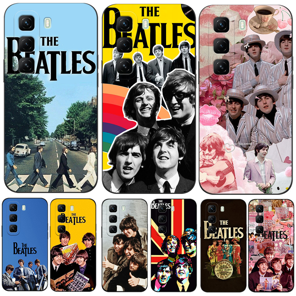 Capa Para infinix hot 60 pro plus 4G De Telefone De Silicone The Beatles Music John Lennon Paul Rock Band