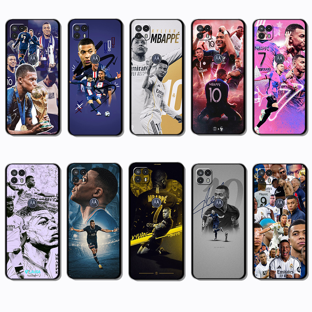 Para 3c Motorola Moto G50 5G kylian mbappe Capa De TPU Preta Macia