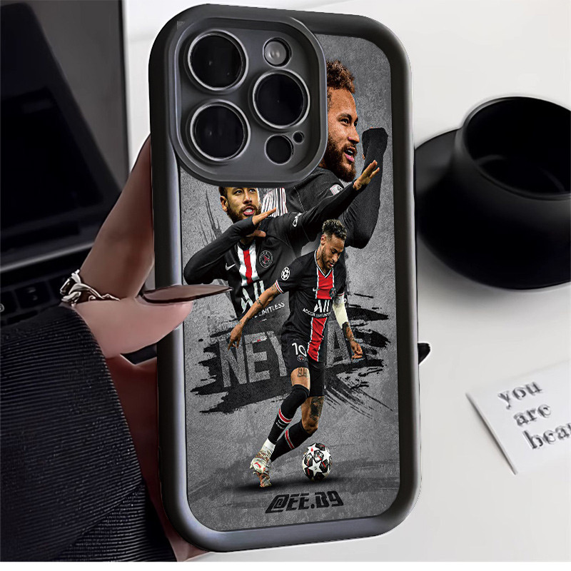 Neymar TPU anti-impacto Capinha Capa Para Samsung A14 A15 A54 A55 A05S A16 A07 A17 S22 S23 S24 S25 FE Ultra