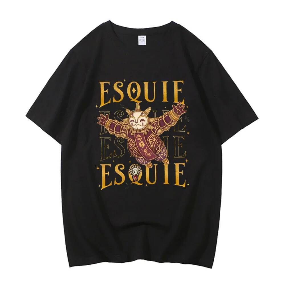 Expedition 33 Algodão Topo Camisetas Adolescente Vintage Grunge Gótico Gráfico hip hop Cultura Pop Y2k Na Moda Punk