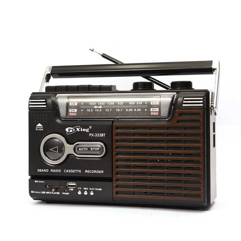 Nostálgico Retro multi-banda rádio multifuncional alto Volume antigo gravador de fita gravador Bluetooth