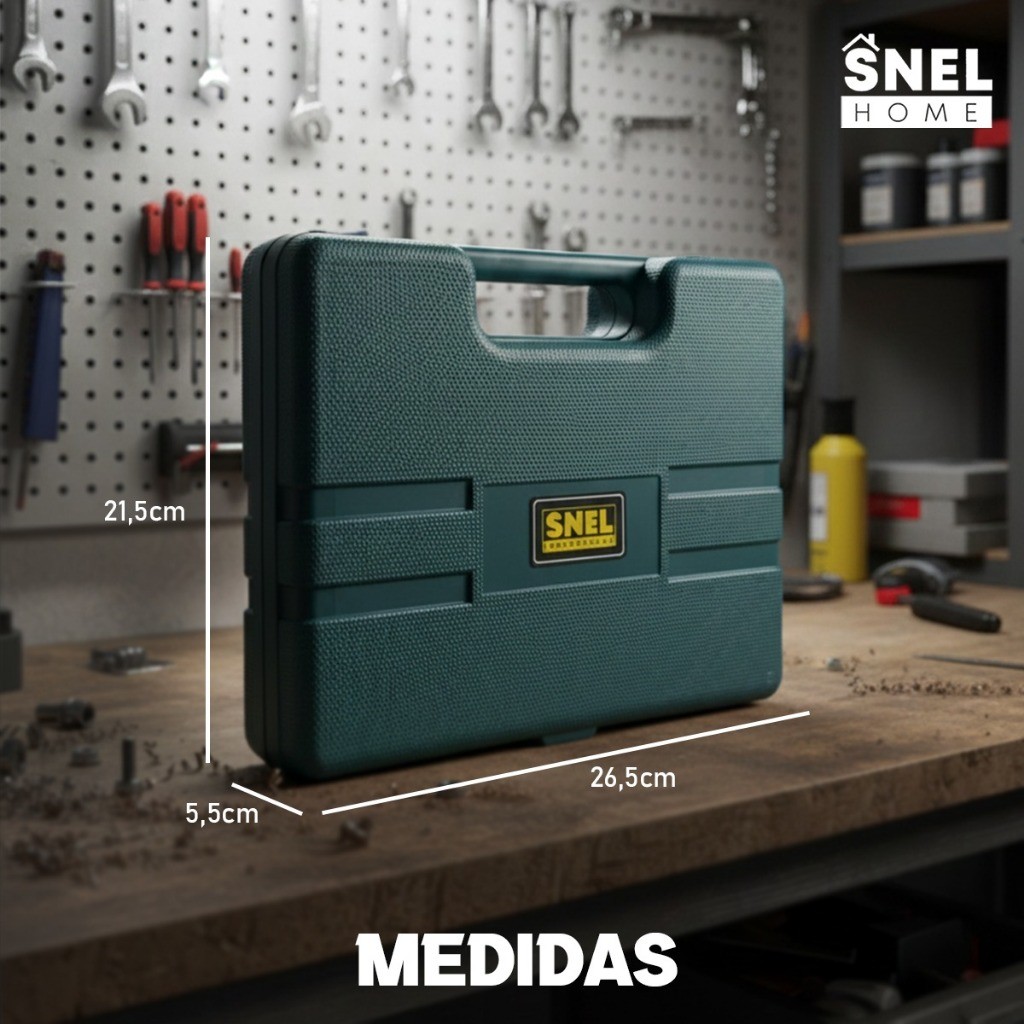 Maleta De Ferramentas Com 12 Peças RE409 Snel Ferramenta