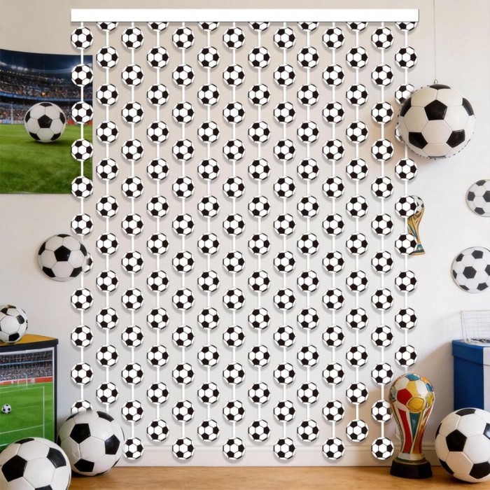 2026 US-Canada-México Copa Do Mundo Dupla Face Futebol Chuva Cortina De Seda Tema De Fundo De Festa Decorativa Porta De