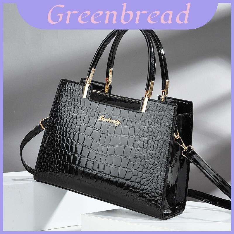 Bolsa Feminina Elegante Verão Nova Chegada Versátil E Tamanho Médio Couro Do Plutônio Padrão De Crocodilo