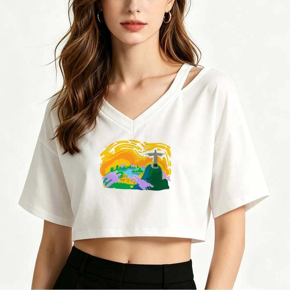 Brasil top cropped Feminino anime meme Gótico goth Liquidação Vendas Camisetas Cena Barata y2k grunge