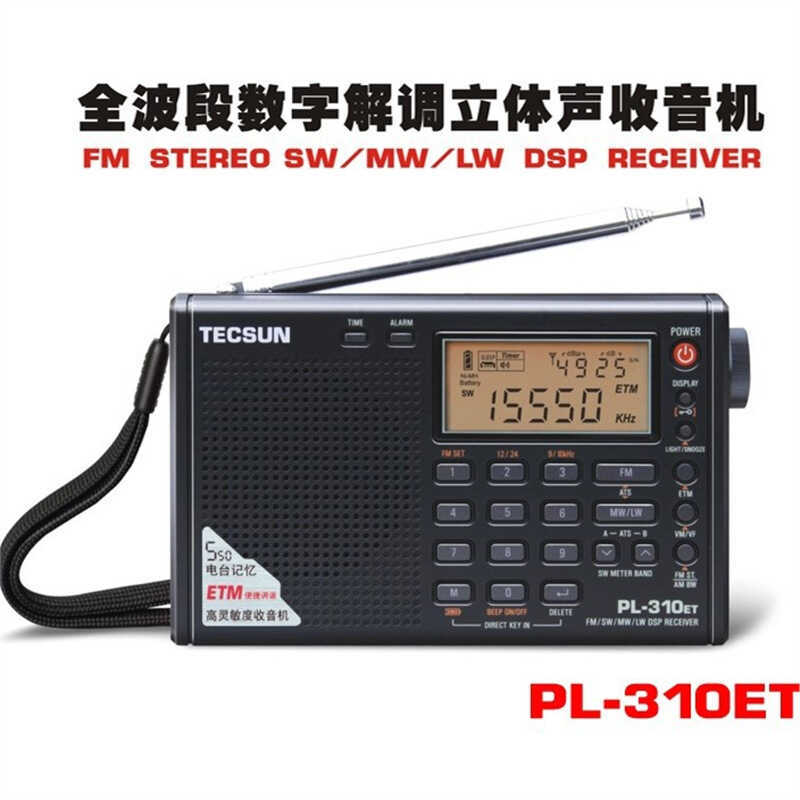 Tecsun/Tecsun PL-310ET Decodificação Digital de Banda Completa Estéreo Estudante Designado Rádio Tecsun