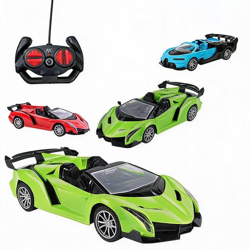 Carro Controle Remoto Infantil Carrinho Esportivo Brinquedo Corrida Colorido