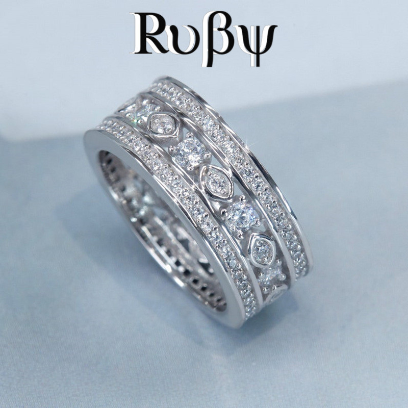 Anel de dedo indicador de rubi geométrico olho de cavalo estilo Hip Hop masculino feminino mesmo estilo anel estilo de m