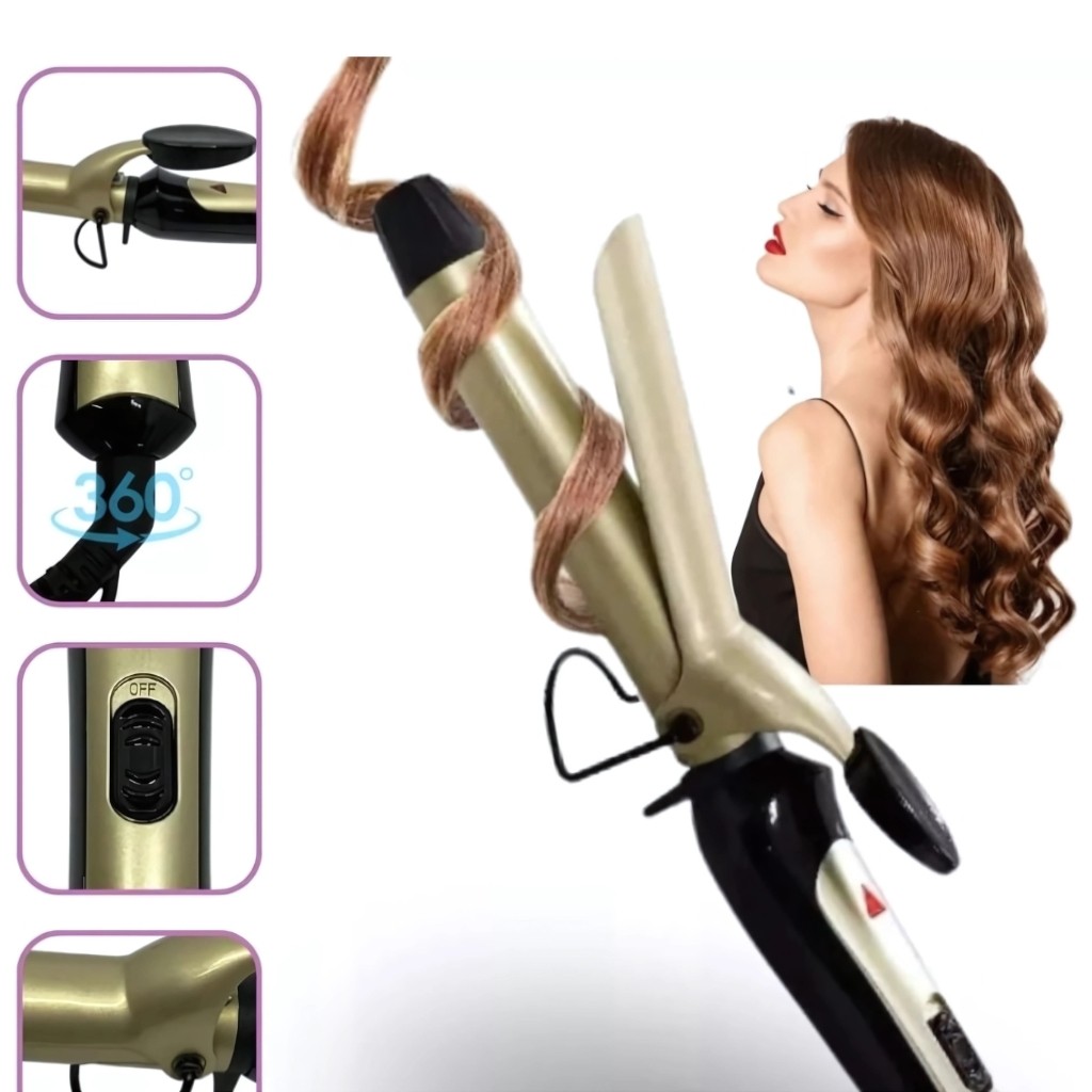 odelador de Cachos Babyliss 22mm Bivolt Profissional Cabelo Ondas Perfeitas