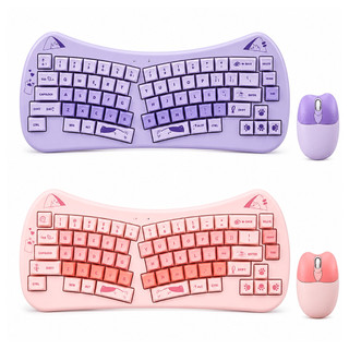 Kit Gamer Teclado Semi-Mecânico e Mouse Wireless Sem Fio AL-313M