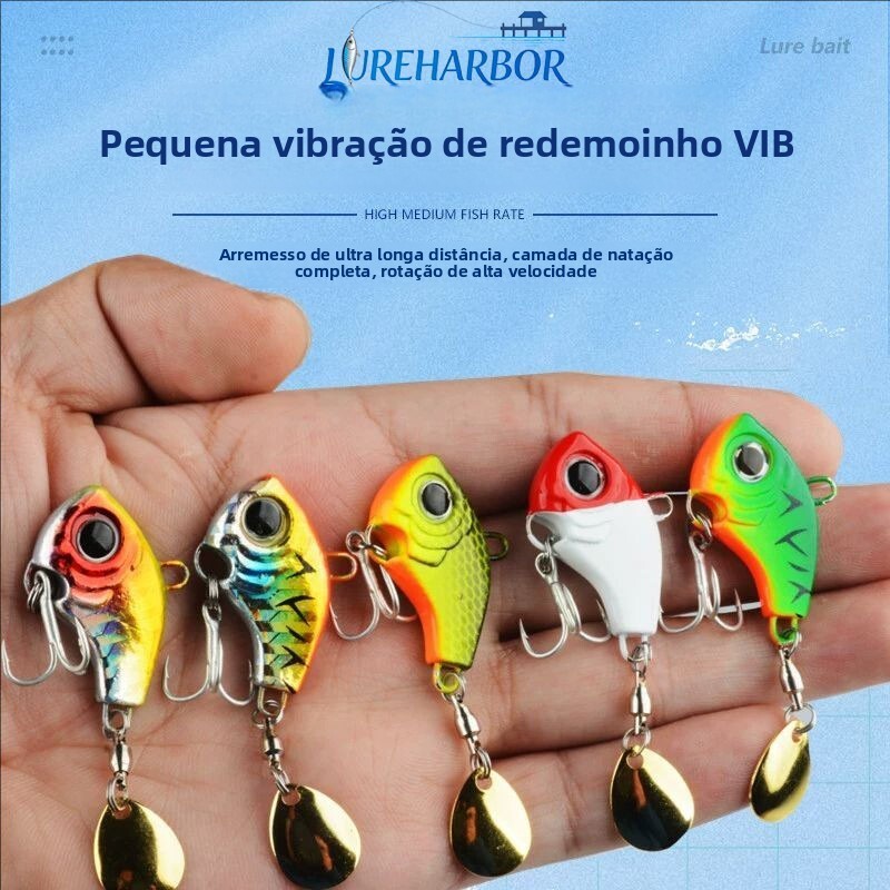 LUREHARBOR Metal Cyclone VIB Isca Isca Falsa 1 Pacote