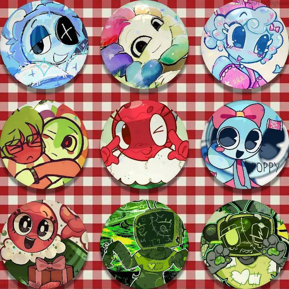 Jogo D-Dandys World Foil Esmalte Pins Criatividade Impressa Imagens Texto Metal Lapela Emblemas Broches