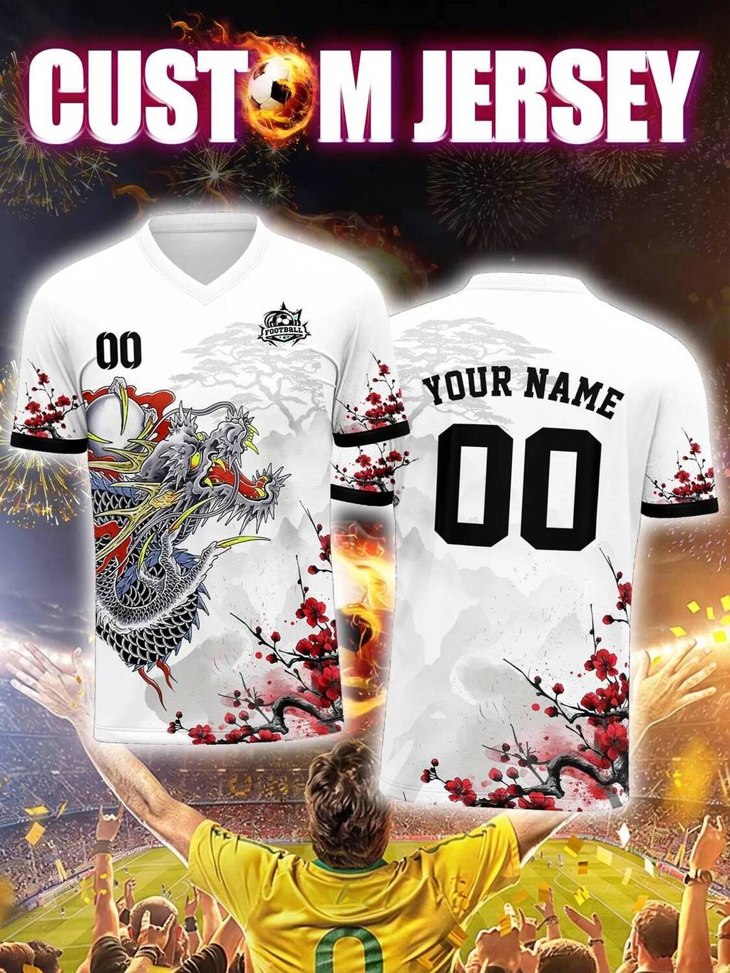 Camisa De Futebol Com Nome De Número De Imagem Personalizada , Fonte Adolescente Engrenagem De Jogador Letra De Dígito E