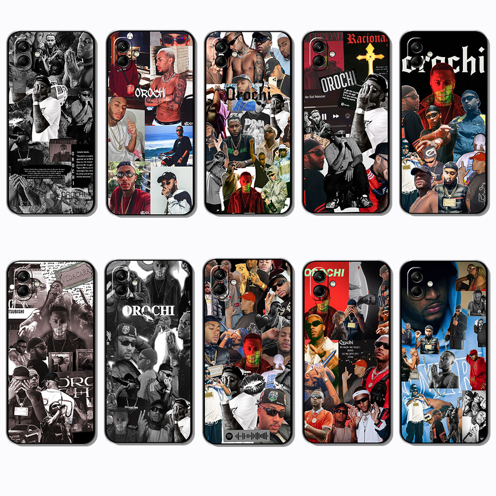 Para 3c Samsung Galaxy A04 A04E A05 A06 A07 Orochi Capa De TPU Preta Macia