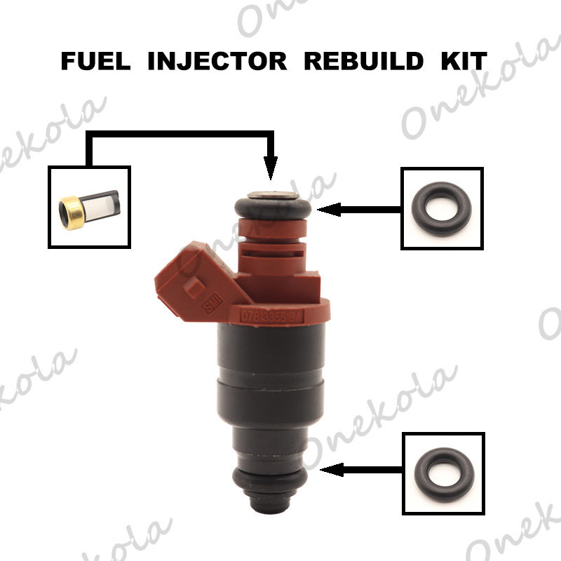 Adequado para Volkswagen Audi078133551Malha de filtro de anel de vedação do Kit de reparo do injetor de combustível BA