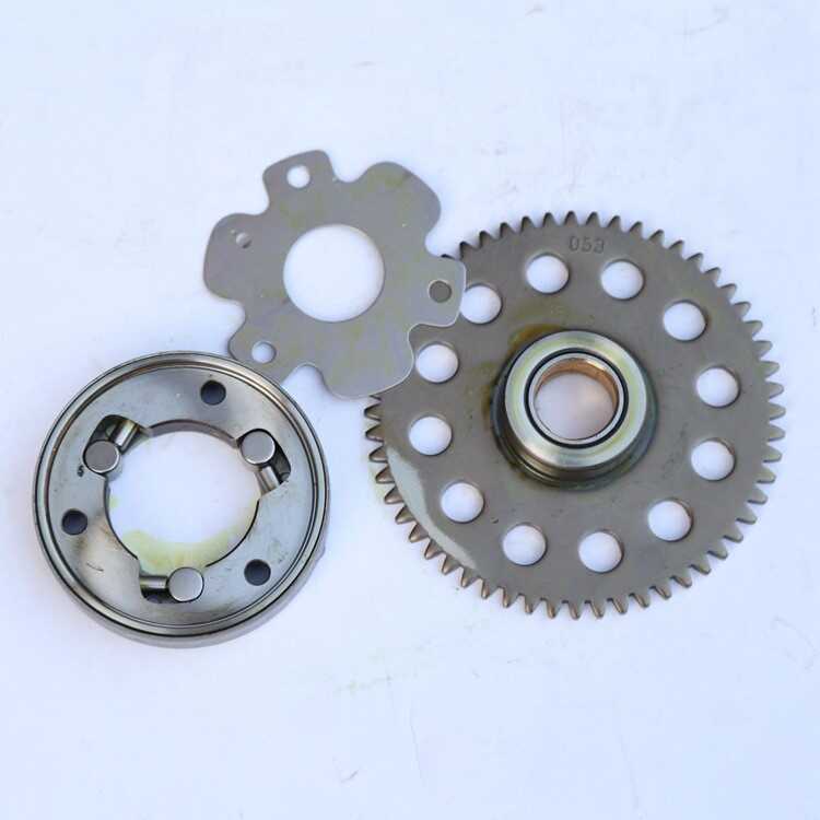 Adequado para Qianjianglong QJ150-19C-17a Lamborgh motor além da engrenagem de partida do disco de partida da embreagem
