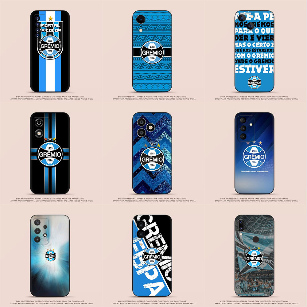 Capa De Telefone Macia Preta Para Samsung Galaxy J2 J5 J7 Prime J7 Core J7Pro J730 7Y05 Grêmio
