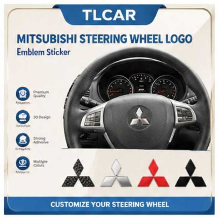 TLCAR LAIFU 1 Pc Personalidade ABS Adesivo De Emblema De Carro Para Mitsubishi ASX EVO Lancer Xpander Montero Mirage Paj
