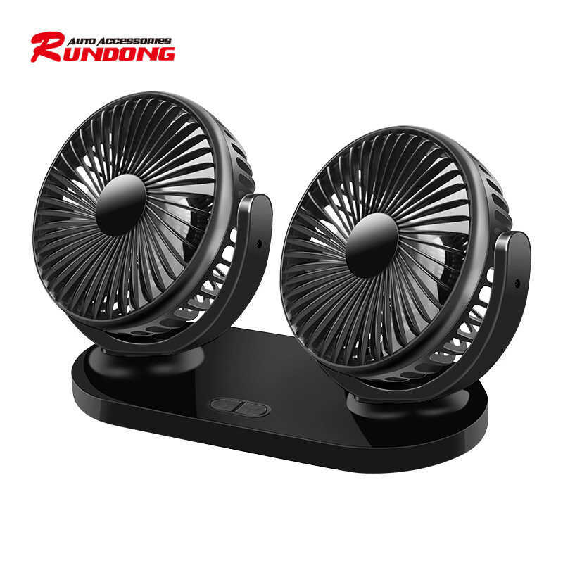 Ventilador de carro 12V / 24V Universal Home Office Mini Ventilador de alta potência Ventilador de vento alto de verão