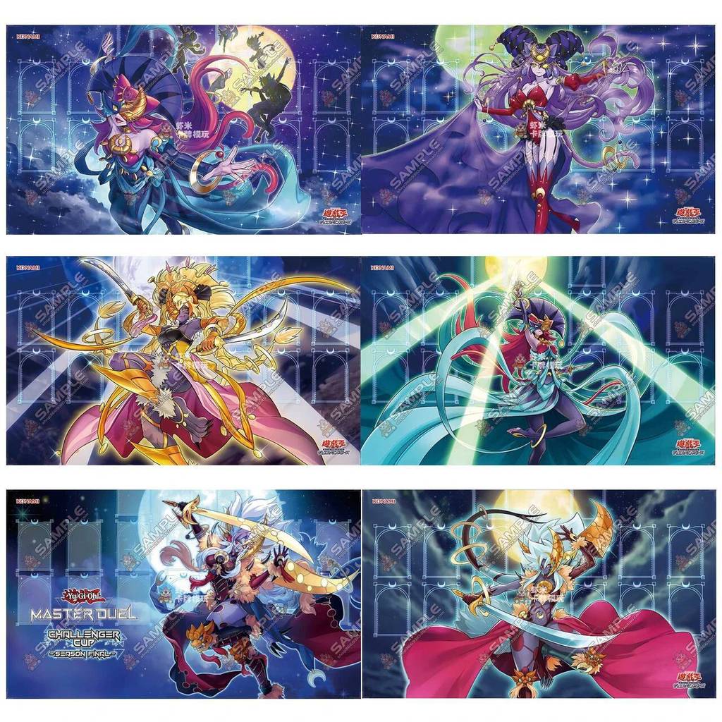 600x350mm Yu-Gi-Oh ! Lunalight Gato Dançarino Cartão De Negociação Playmat Liger Grade Única Borracha Jogo De Tabuleiro