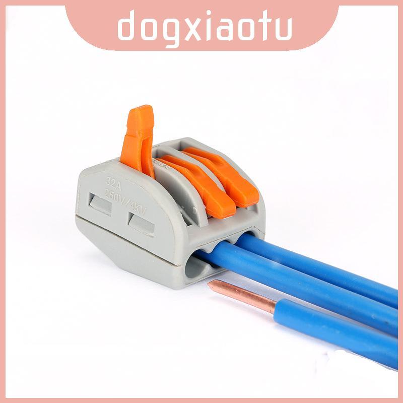 Fio De Conector De Cabo Elétrico De Bloco Terminal De Alavanca De Mola Reutilizável De 3 Vias De Alto Desempenho Para El