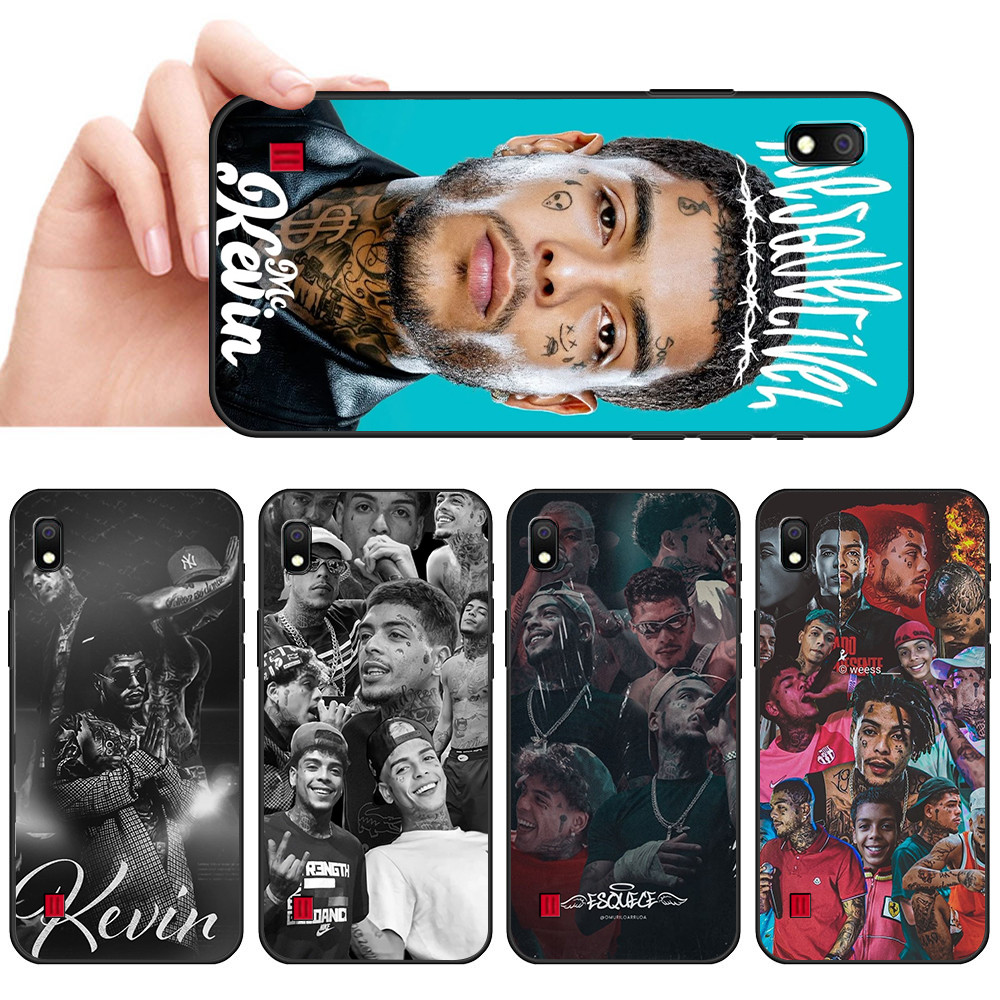 Capa De Telefone Preta Macia Para Samsung , A6 , A7 , A8 , A9 , A01 , A02 , A10 , A10S , MC , Kevin Estilo , funk , cari