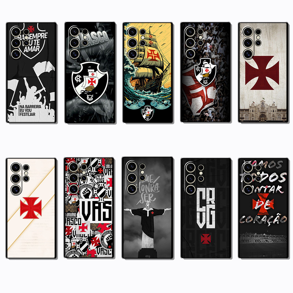 Para 3c Samsung Galaxy S22 S23 S24 S25 Ultra Vasco Capa De TPU Preta Macia